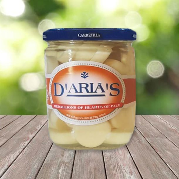 medallions of hearts of palm